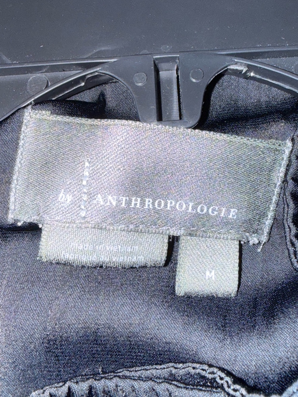By Anthropologie Black Sleeveless Tunic Top Size M - Picture 8 of 13